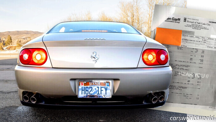 Este Ferrari V12 De 5 55K Parece Un Robo Hasta Que Llegan Las Facturas Del Servicio | Carscoops